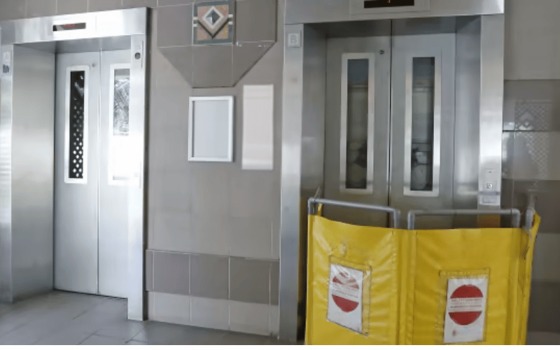 Lift under repair